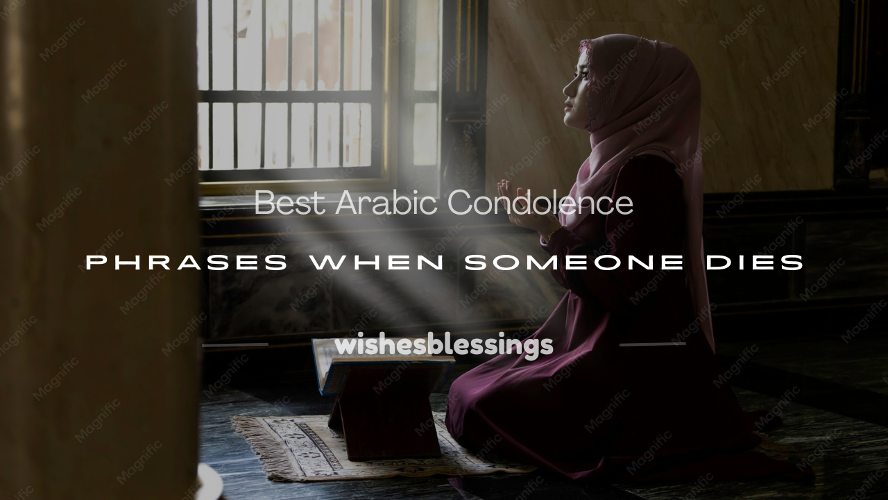 what do arabs say when someone dies